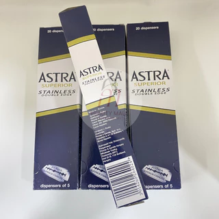 Astra ใบมีดโกน 2 คม 20 กล่อง 100ใบ .