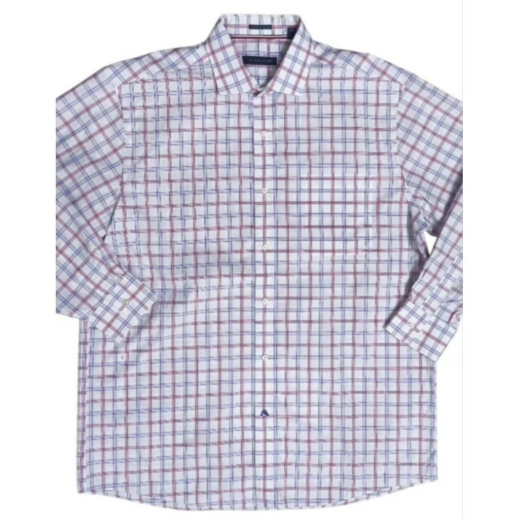 TOMMY HILFIGER REGULAR Fit  เสื้อเชิ้ตแขนยาว อก50นิ้ว มือสอง