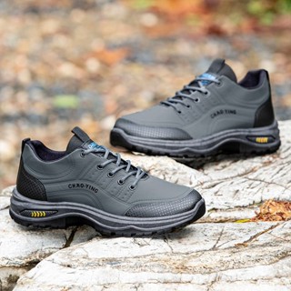 Beemory รองเท้าเดินป่าสำหรับผู้ชายรุ่นใหม่ล่าสุด ผลิตจากหนัง…