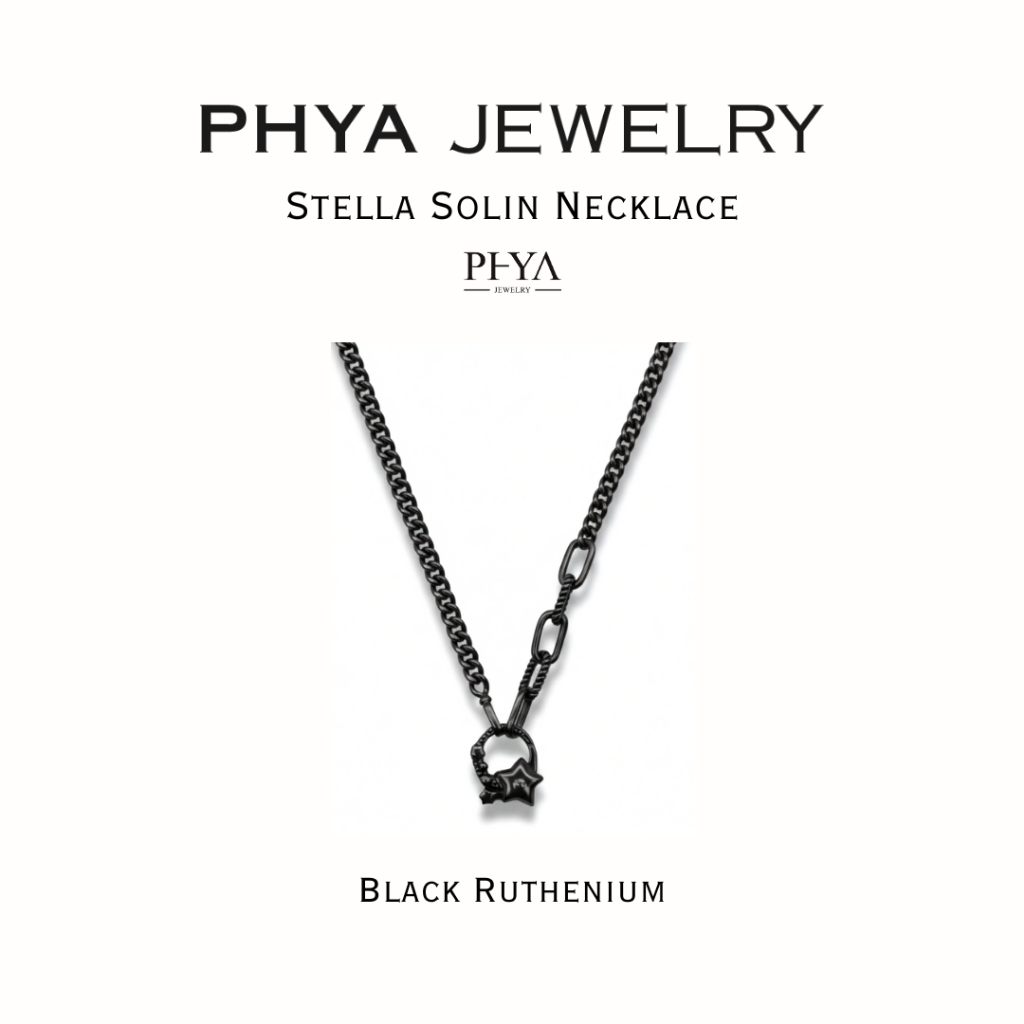 PHYA قلادة فضة Stella Solin — صورة 4