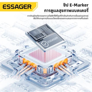 Essager PD240W 4-in-1 สายเคเบิลข้อมูล พร้อมชิป E-Marker สำหรับการใช้งานหลากหลายสถานการณ์