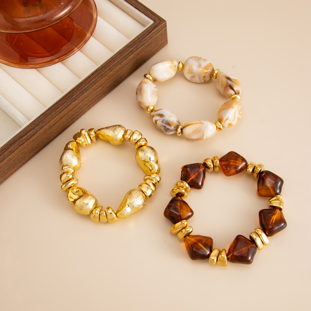 กำไลข้อมือ bracelet ins✨ ลูกปัด ผู้หญิง สำหรับผู้หญิง หรูหรา เรโทร🫧 โบฮีเมียน แฟชั่น ส่งเร็ว COD - รูปที่ 3