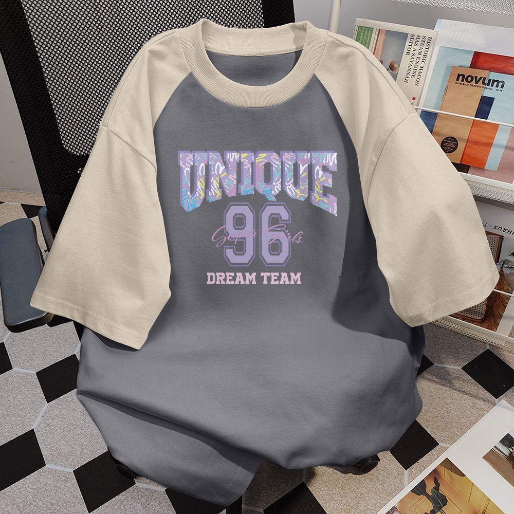 เสื้อยืดลายพิมพ์แขนสั้นไม่ยับไม่ต้องรีด (ส่งจากไทย 24ชม.) ดีไซน์ Unisex สะดวกสำหรับชีวิตเร่งรีบ