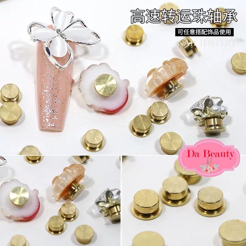ฐานอะไหล่หมุน 360 องศา หรือฐานหมุนติดเล็บ (Nail Rotating Base / Spinner Nail Charm Base) พร้อมส่งจ้า