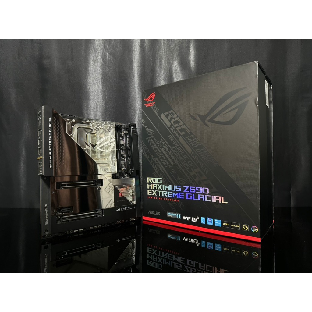 เมนบอร์ด(mainboard) ASUS ROG MAXIMUS Z690 EXTREME GLACIAL (DDR5)  (socket 1700)