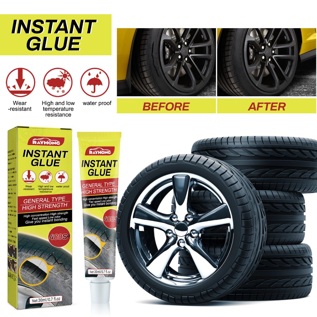 Rayhong Tire Repair Glue | Car Tire Crack & Puncture Repair Glue