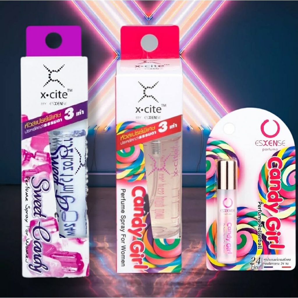 Esxense perfume น้ำหอม เอสเซ้นส์ ฝรั่งเศส leoking candy girl sweet candy 3-15ml
