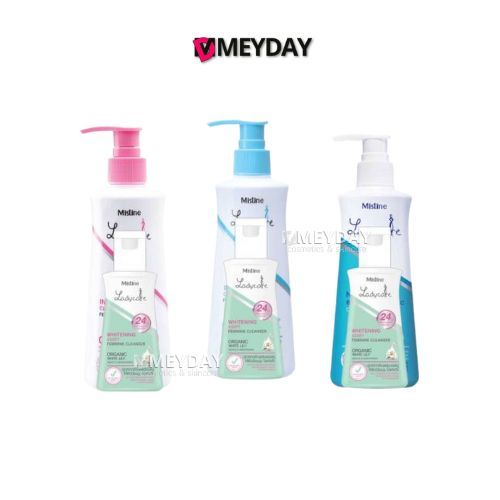 (1 แถม 1) Mistine Ladycare Cleanser มิสทิน เลดี้แคร์ คลีนเซอร์  น้ำยาอนามัย + สูตร Whitening&soft 200ml+50ml