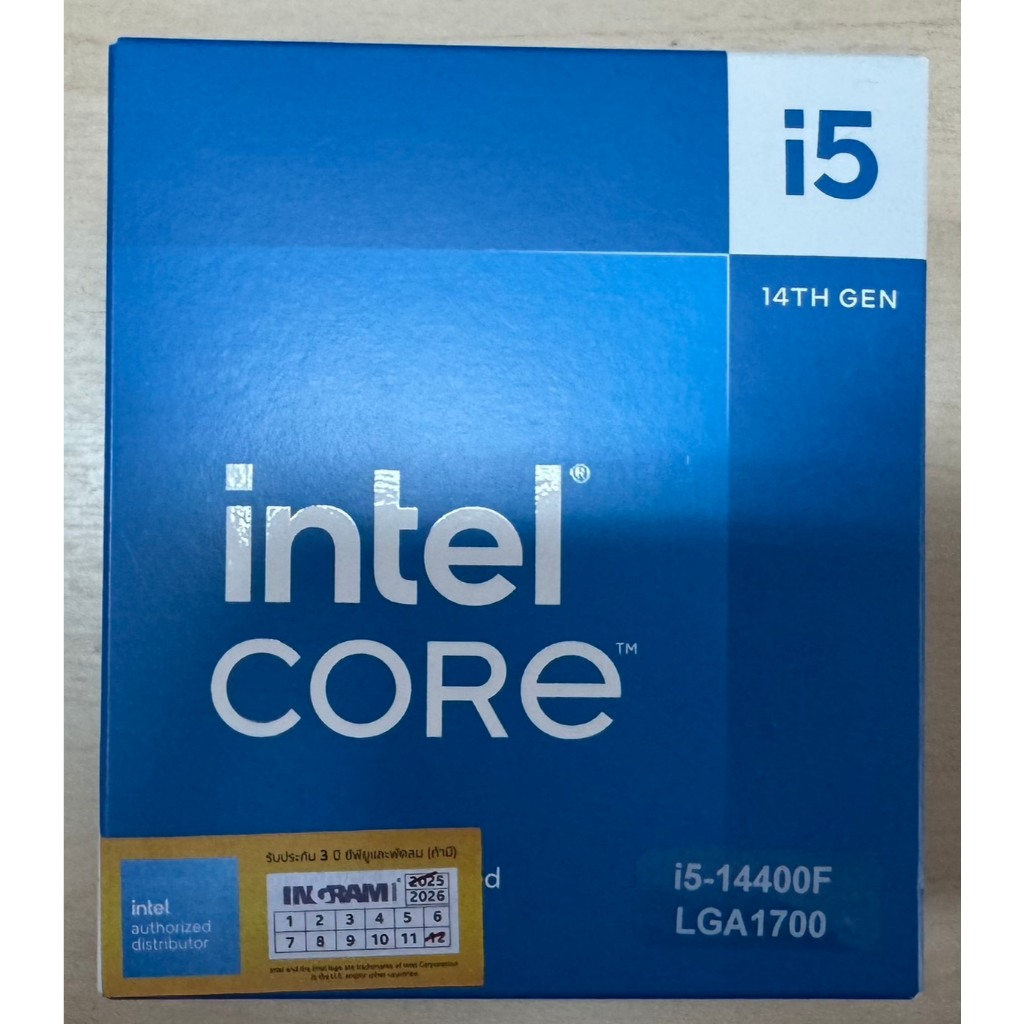INTEL CORE i5-14400F (มือหนึ่ง)(ยังไม่แกะกล่อง)
