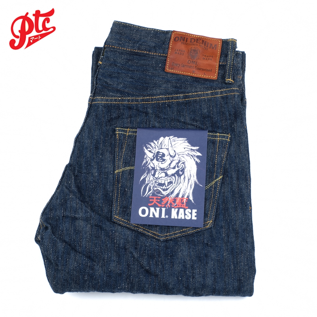 กางเกงยีนส์ ONI DENIM ONI-270-KASE 16oz Natural Indigo New Regular Straight