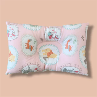 หมอนหลุม ผ้าCotton ออแกนิก 28 x20cm หมอนเด็ก0-2ขวบ หมอนทารก เด็กแรกเกิด เด็กหญิง เด็กผู้ชาย