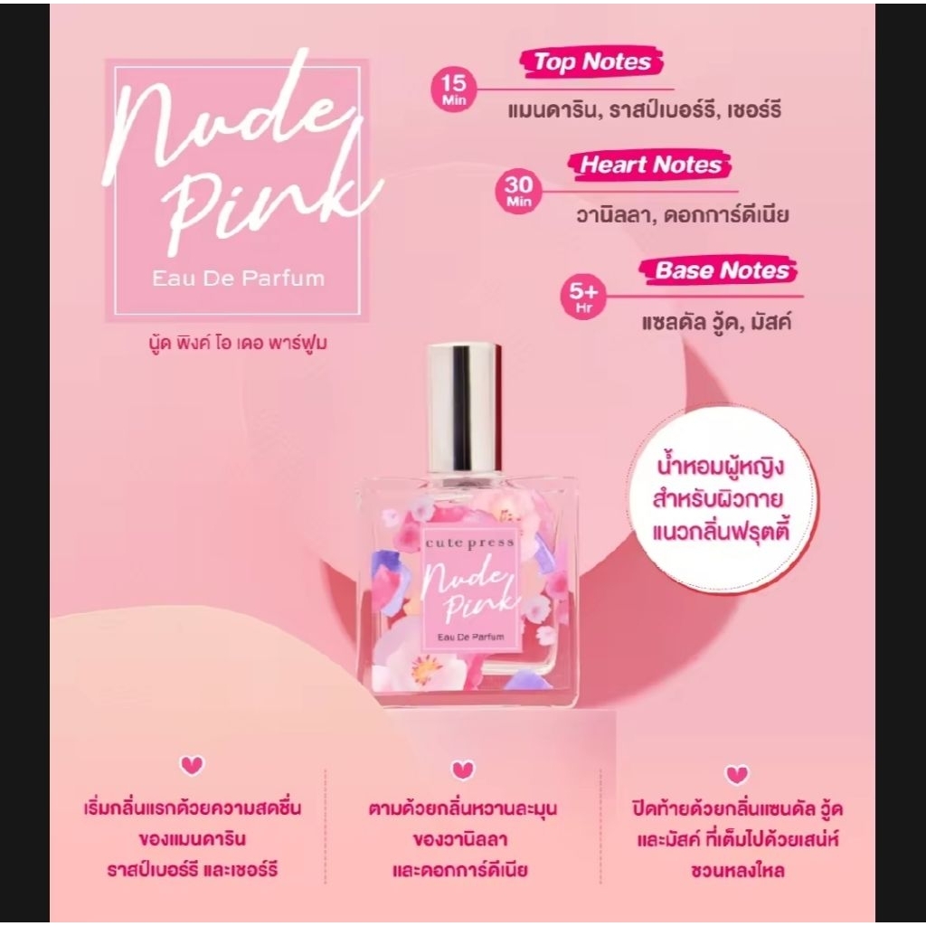 0 Cute Press I'm Just Me EDP 35ml คิวท์เพรส น้ำหอมสำหรับผิวกาย - รูปที่ 5