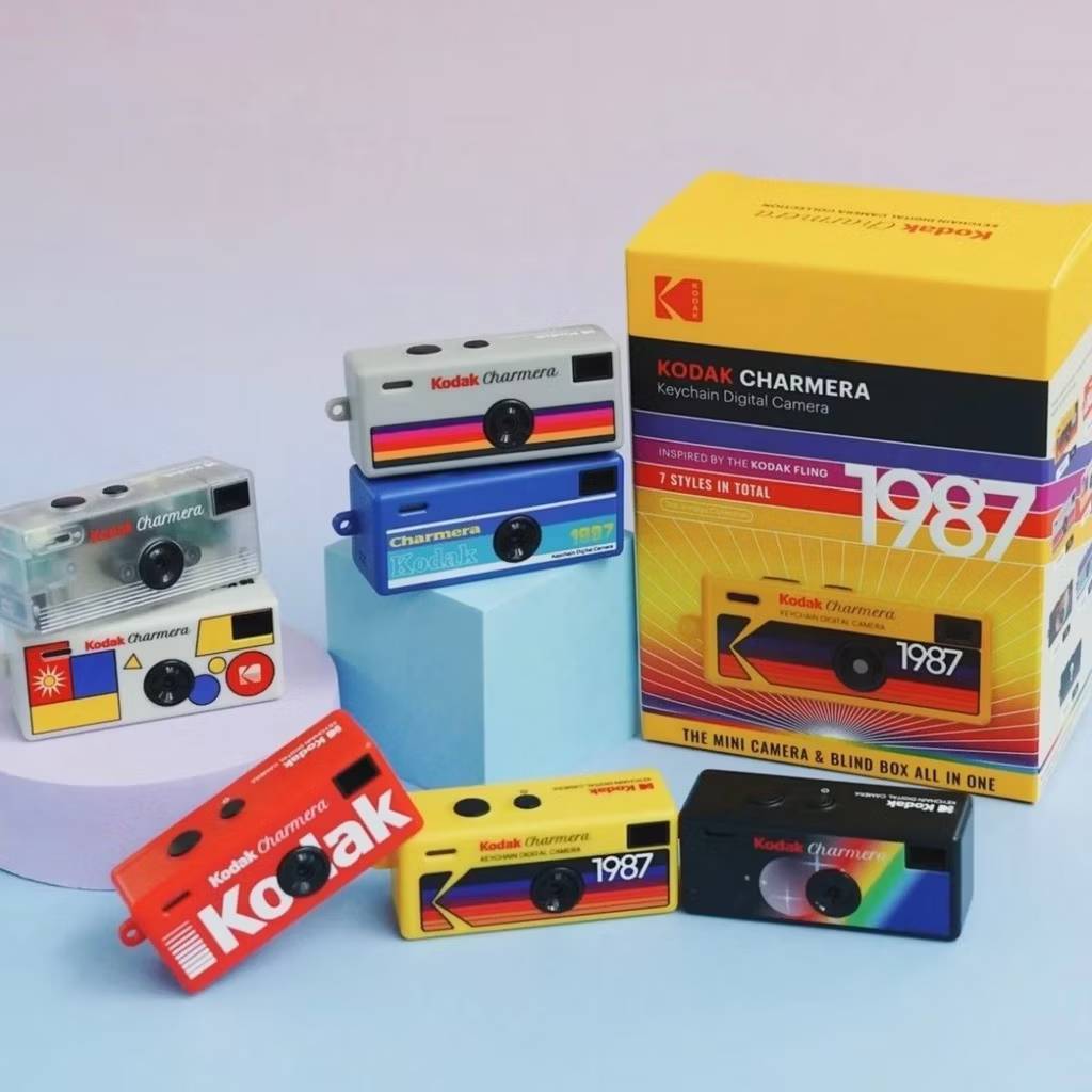 พวงกุญแจกล้องดิจิทัล KODAK CHARMERA 1987 ขนาดกะทัดรัด ถ่ายภาพและวิดีโอได้