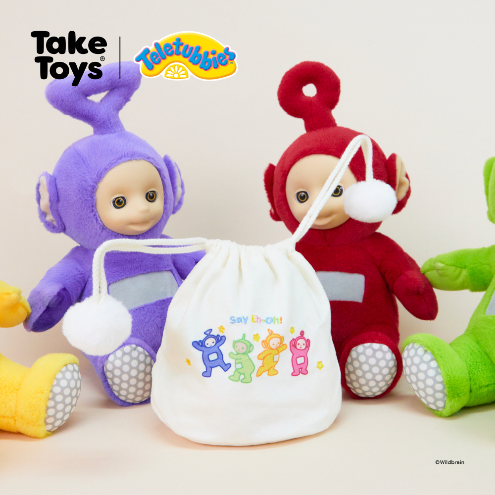 Teletubbies Drawstring Bag - กระเป๋าผ้าหูรูดลายเทเลทับบี้