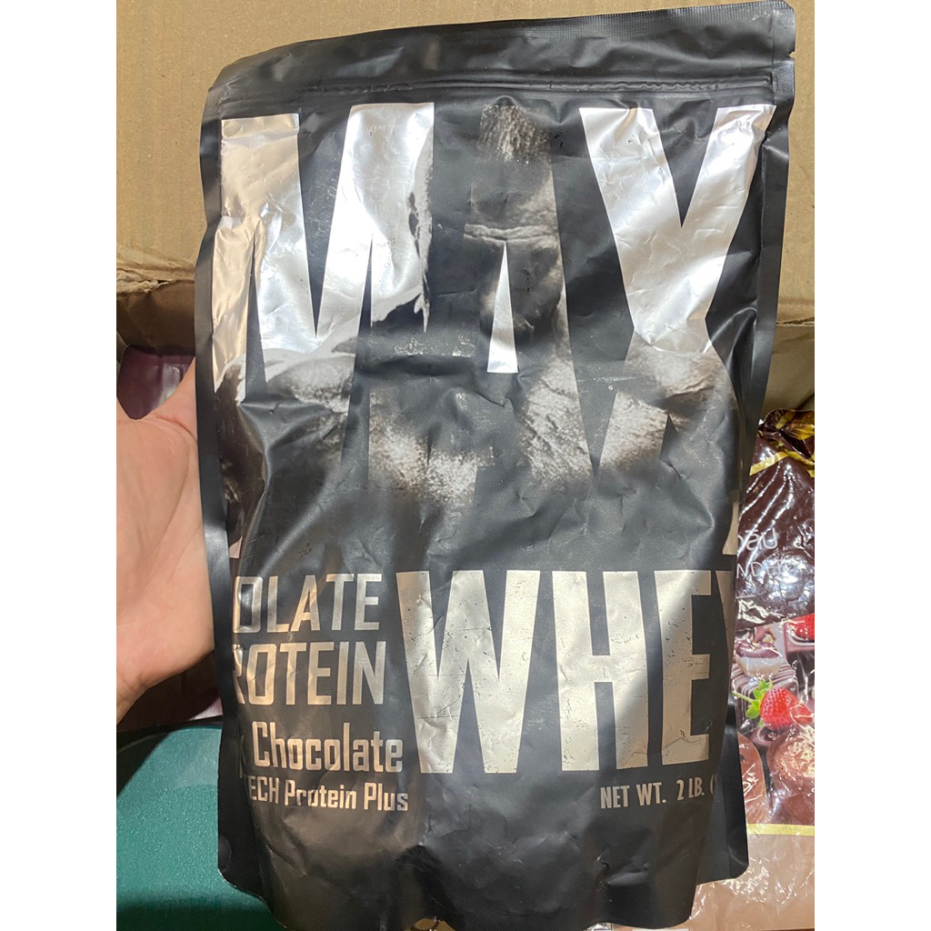Max Isolate Protein 901g.แมส โปรตีน รส มิลค์ช็อกโกแลต  901กรัม
