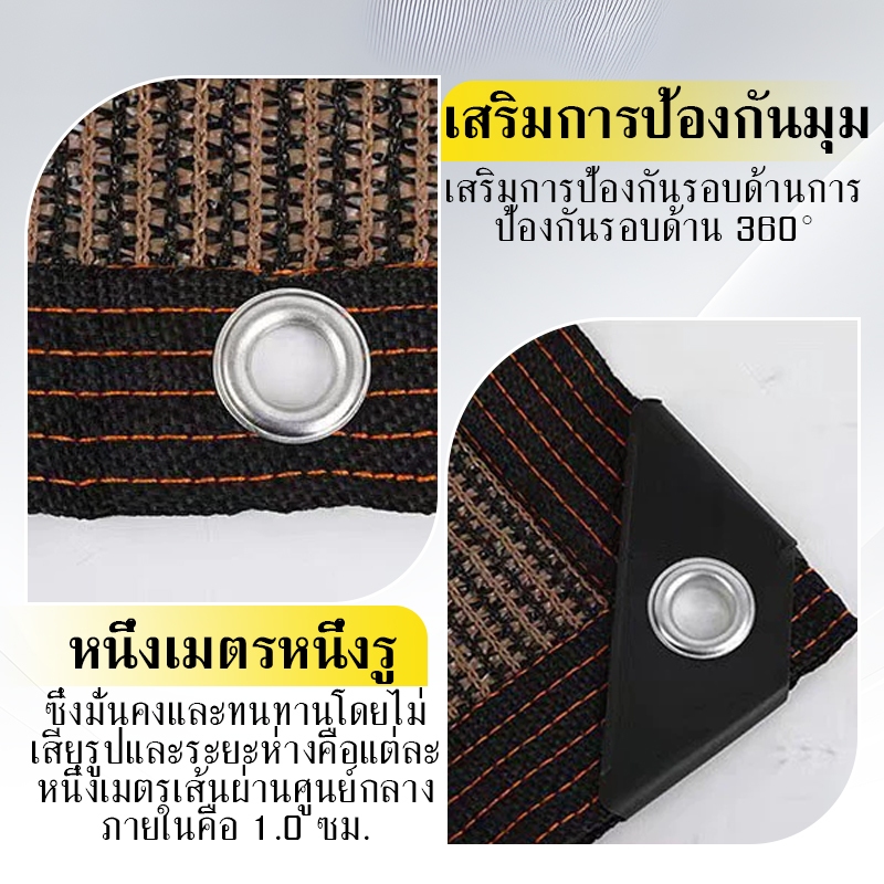 ผ้าใบกันแดด HDPE 99% กันแดด กันฝน แผ่นตาข่ายกันสาดสำเร็จรูป ทนแดด ทนฝน ใช้กลางแจ้ง บ้าน สวน โรงรถ - รูปที่ 5