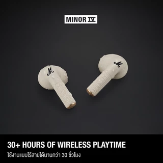 [NEW COLOUR] MARSHALL Minor IV Cream - รับประกัน 1 ปี + ส่งฟรี - หูฟังบลูทูธ, หูฟังไร้สาย, true wireless tws