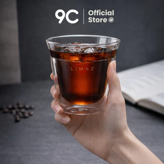 แก้ว ✨ Double Layer Coffee Cup "LIMAZ" รุ่น แก้วเรียกแล้วไม่ได้ยิน ขนาด 180 ml. คุณภาพ Premium 🔥