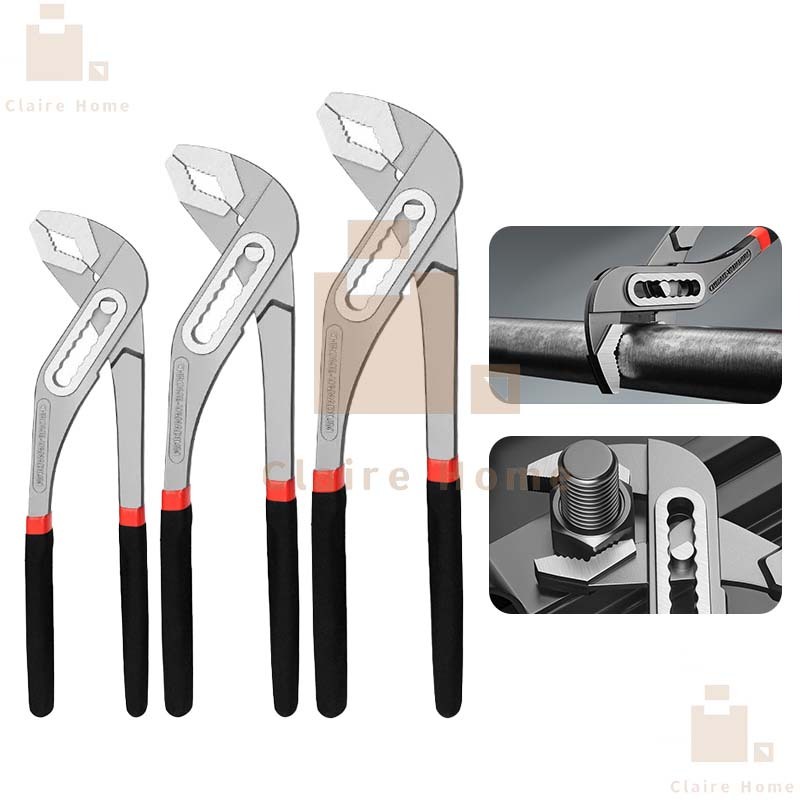 COD คีมท่อน้ำปรับได้ คีมขันท่อน้ำ 8-12 นิ้ว ใช้ง่าย จับแน่นไม่ลื่น แข็งแรงทนทาน จับยึดท่อน้ำมั่นคง คีมขันท่อน้ำ Claire