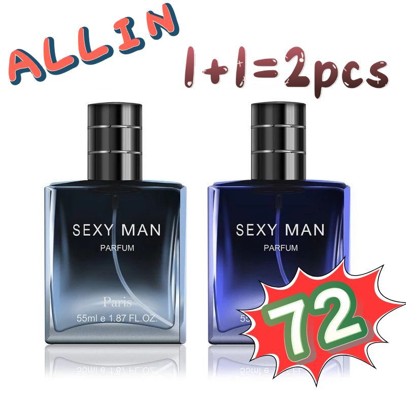 【ของขวญปใหม】น้ำหอมผู้ชายยอดนิยมปี 2026 ขนาดSEXY MAN55 มล. น้ำหอมสำหรับผู้ชาย กลิ่นติดทนนาน สำหรับออกกำลังกาย