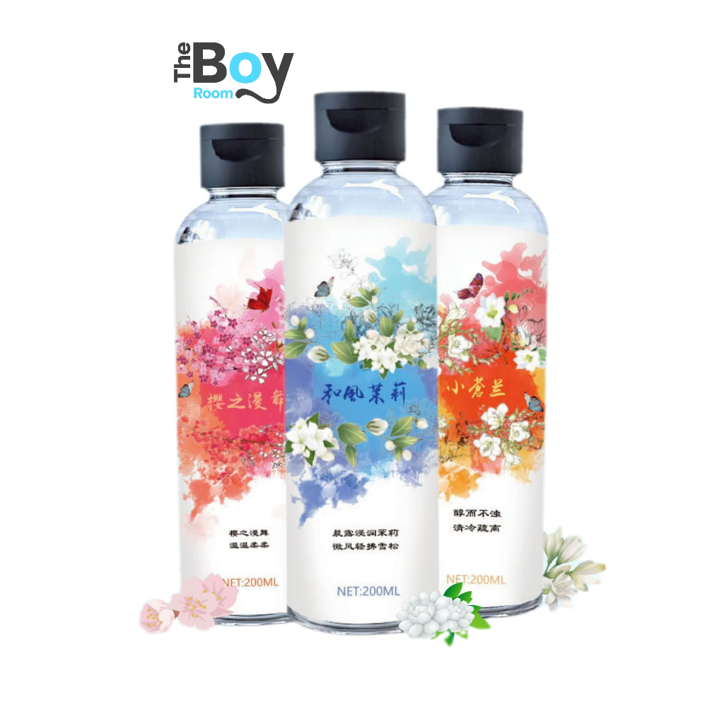 Bai Yafei เจลหล่อลื่น กลิ่นดอกไม้ สูตรอ่อนโยน ไฮยาลูรอน บำรุง 200 ml ล้างออกง่าย