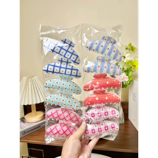 กิ๊บหนีบผมลายการ์ตูนซาริโอคล่ะ￼สีคล่ะลาย1โหลมี12ชิ้น