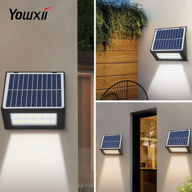YOWXII ไฟโซล่าเซลล์ ไฟติดผนัง ไฟเซ็นเซอร์ ไฟฉุกเฉิน หลอด  ใช้พลังงานแสงอาทิตย์