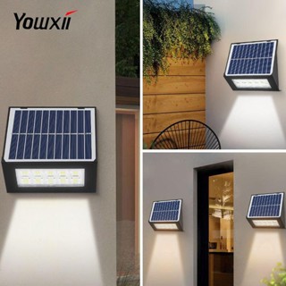 YOWXII ไฟโซล่าเซลล์ ไฟติดผนัง ไฟเซ็นเซอร์ ไฟฉุกเฉิน หลอด  ใช…