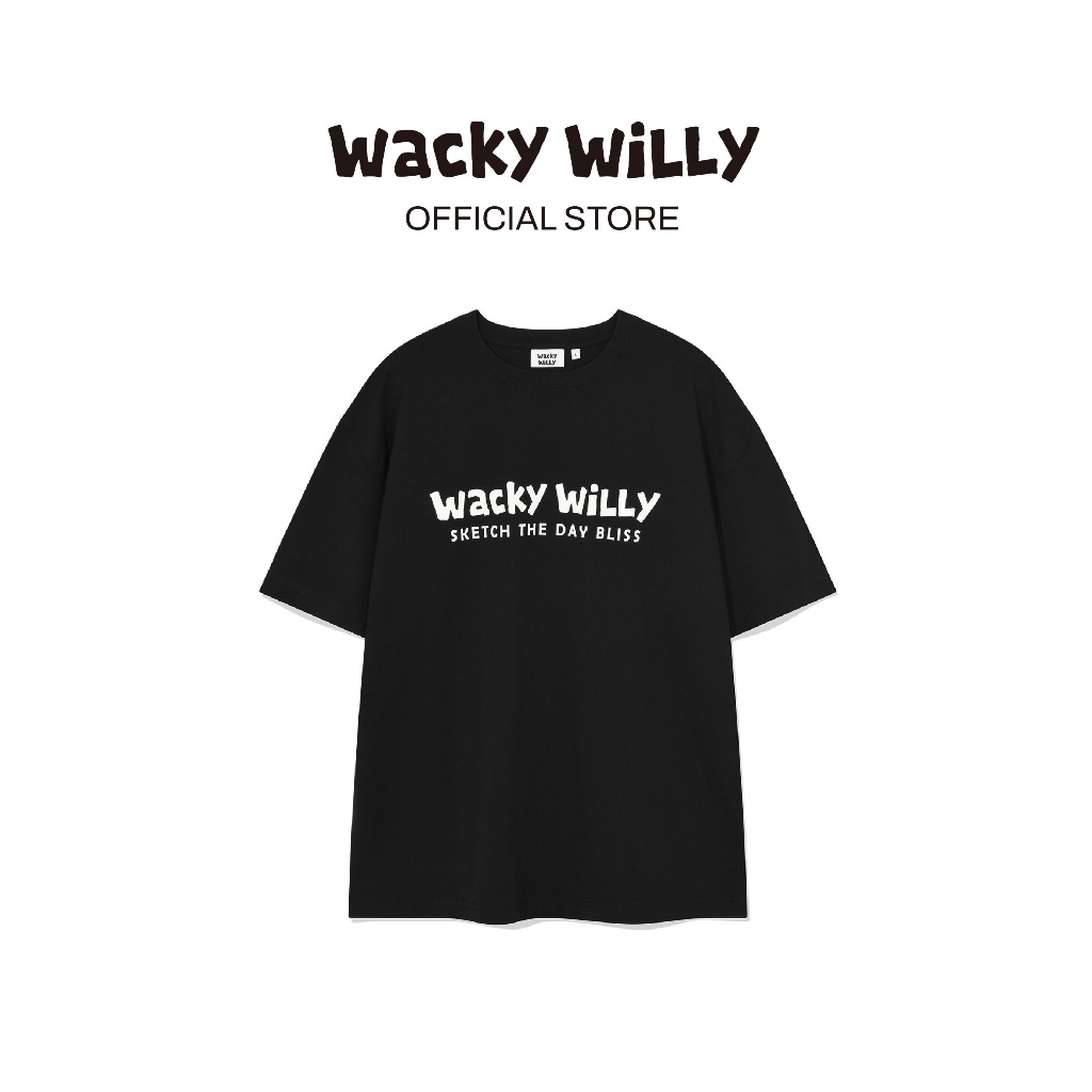 WACKY WILLY เสื้อยืดรุ่น Wacky Big Typo Short Sleeve T-Shirt Black (80101SWBSSU_H5BKXX)