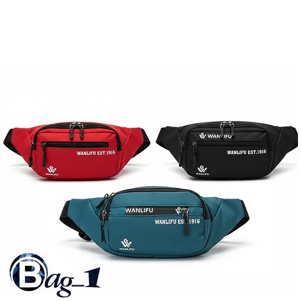 bag_1(BAG1698) กระเป๋าคาดอกและเอวลายWANLIFUช่องเยอะมาก
