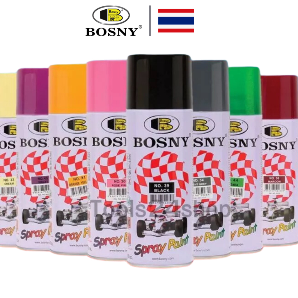 BOSNY (มี 48 สีให้เลือก) สีสเปรย์อะคริลิค 100% ขนาด 400 cc. No.3 - 191