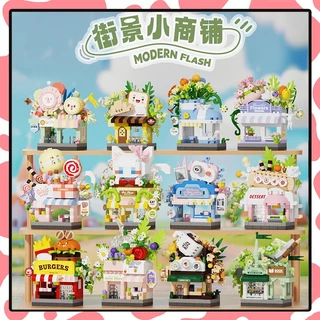 ตัวต่อนาโน มินิร้านค้า 3D ของเล่นตัวต่อ ของเล่นเด็ก ของขวัญแจกเด็ก ของเล่นฝึกสมาธิ