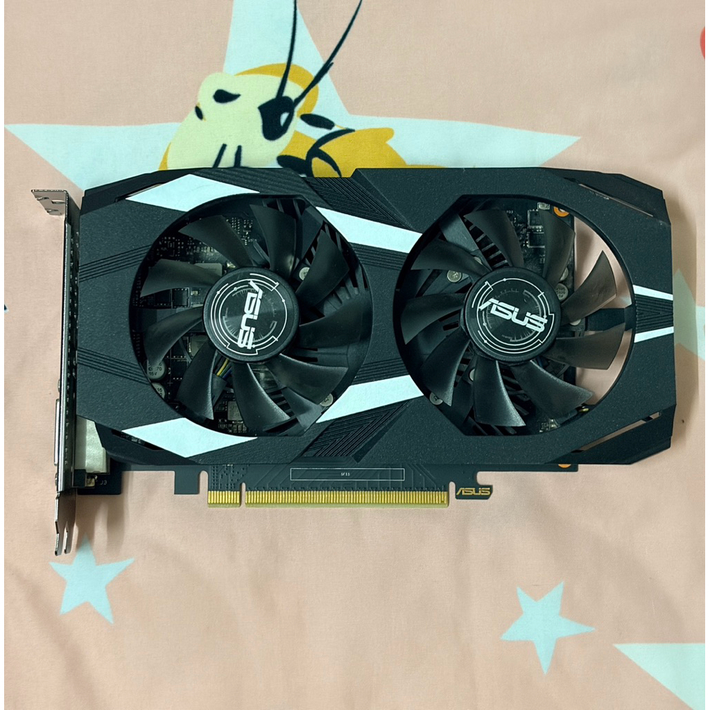 (มือสอง)ASUS GTX 1650 DUAL 4GB ไม่ต่อไฟเพิ่ม ใช้งานปกติ