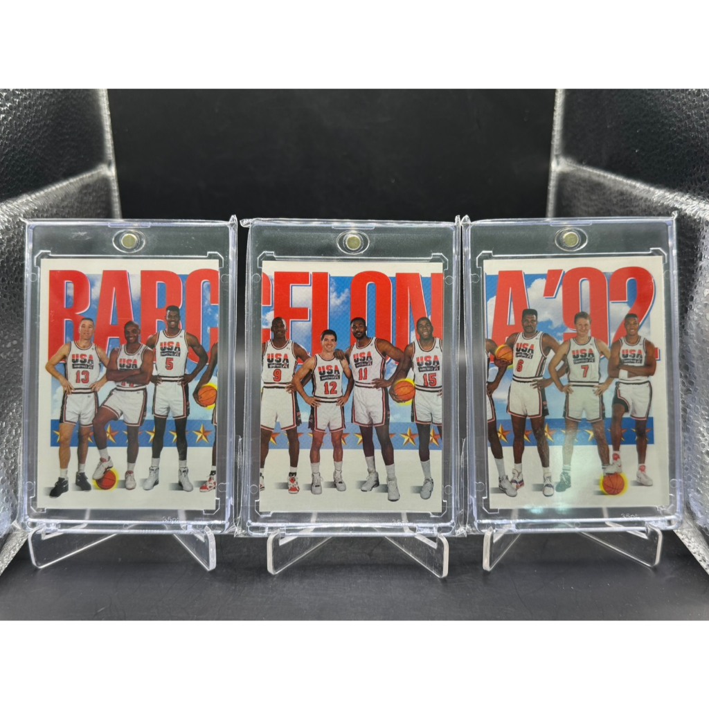 1992 SkyBox USA Basketball Barcelona '92 Team #544 #545 #546 Set Michael Jordan Dream Team