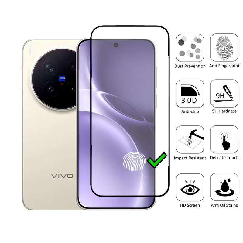 Vivo X300 Ultra/Vivo X300/Vivo X300Pro(ส่งในไทย)ฟิล์มกระจกเต็มจอVivo X300 Pro 5G/Vivo X300 5Gตรงรุ่น