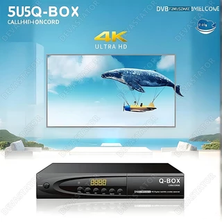 กล่องรับสัญญาณทีวีดิจิตอล DVB Q-BOX 1080P ดูหนัง-YouTube ผ่าน Wi-Fi เสียบ HDMI/USB แถมฟรีเสาอากาศ+รีโมท ของแท้รับประกัน