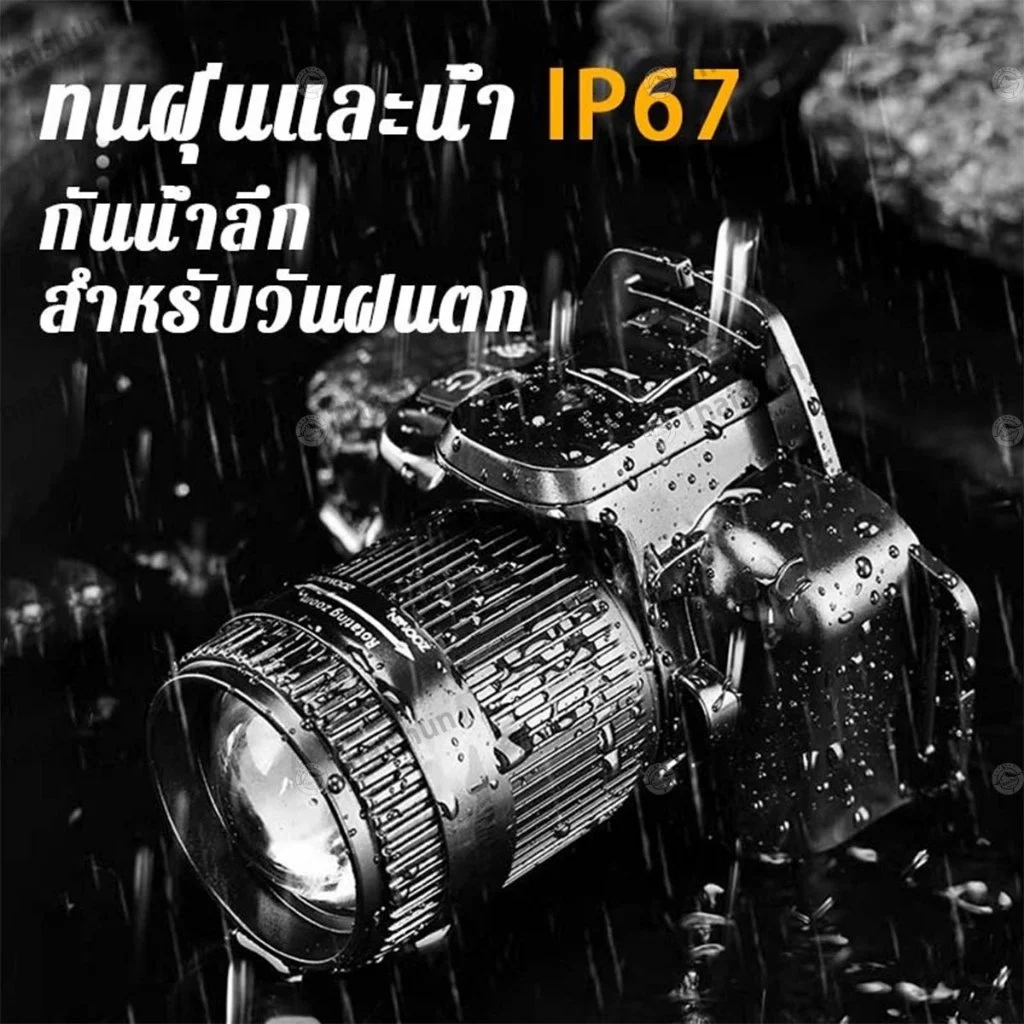Thaishun ไฟฉายคาดหัว LED สำหรับตั้งแคมป์และเดินป่า thumbnail 7