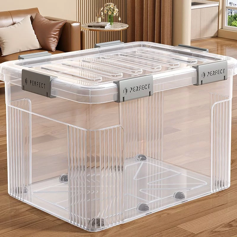 กล่องเก็บของ 250ลิตร 3PCS กล่องพลาสติก ใหญ่ ลังเอนกประสงค์ มีสามสีให้เลือก มีล้อ