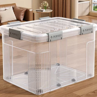 กล่องเก็บของ 250ลิตร 3PCS กล่องพลาสติก ใหญ่ ลังเอนกประสงค์ มีสามสีให้เลือก มีล้อ
