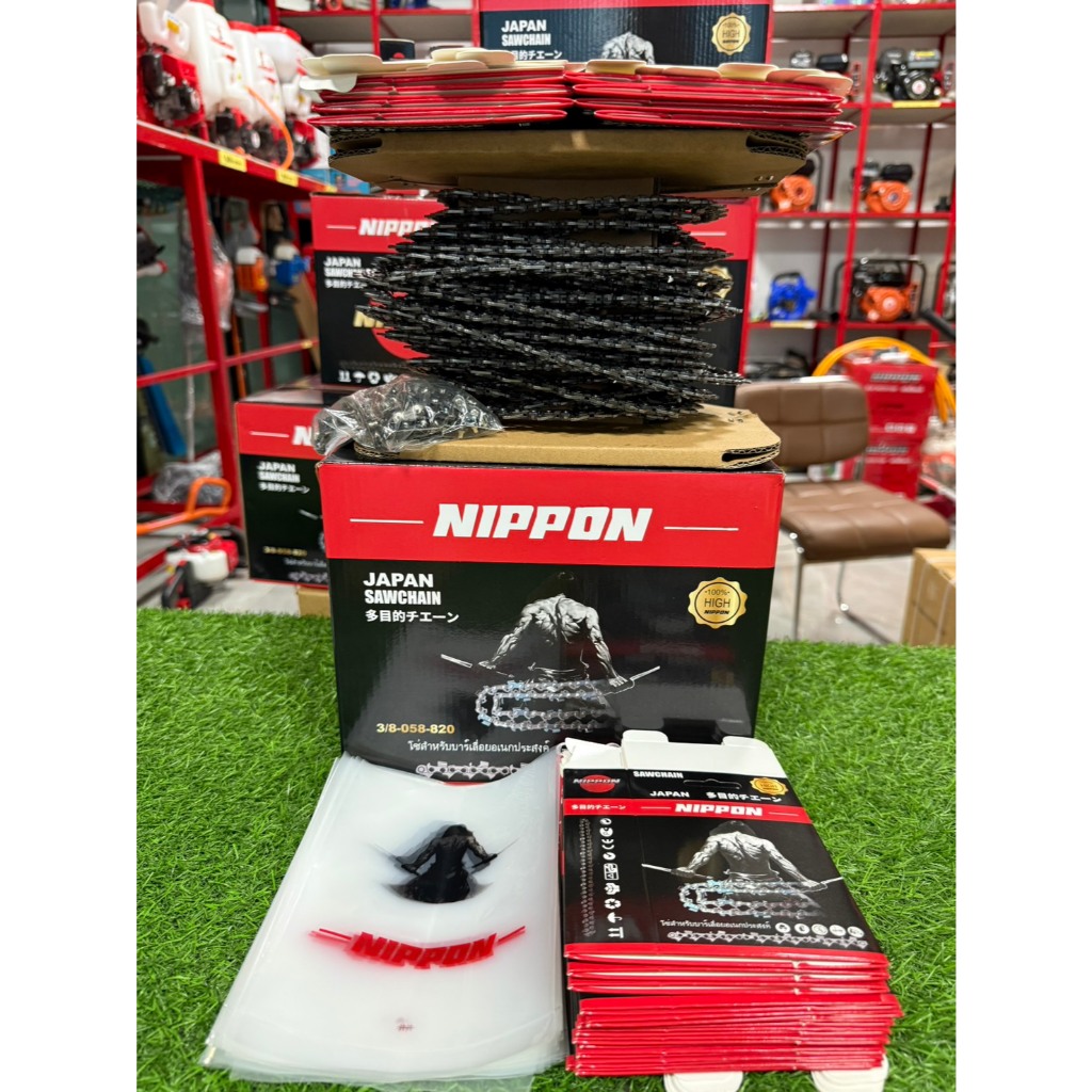 โซ่เลื่อยยนต์ NIPPON 3/8ใหญ่ มีให้เลือก 12นิ้ว-25นิ้ว รับประกันความพอใจไม่แพ้ยุโรป - รูปที่ 2