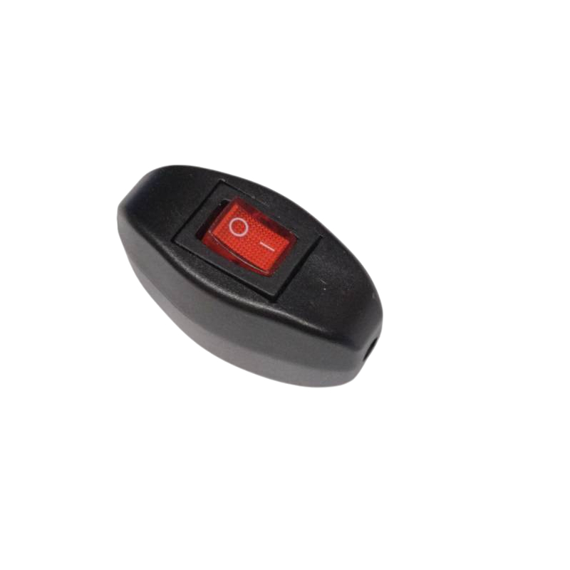 สวิทช์กลางทาง AC 220V 10A มีไฟ LED แสดงผลการเปิด-ปิด