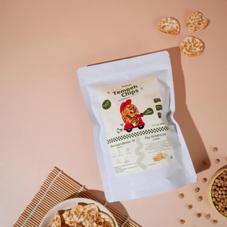 NOMNOM เทมเป้กรอบ เทมเป้ชิป Tempeh Chips ถั่วเหลืองกรอบ รสดั้งเดิม ขนมสุขภาพ โปรตีนสูง