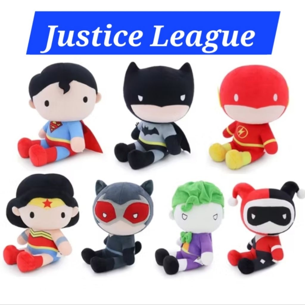 ตุ๊กตา Justice League งานลิขสิทธิ์แท้ ขนาด 8 นิ้ว #Harley Quinn, Catwoman, Superman