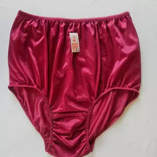กางเกงในคนอ้วนตัวใหญ่ แบบเต็มตัว กางเกงในคนแก่ คุณยาย เอว 42-48นิ้ว Nylon Underwear Granny Panties
