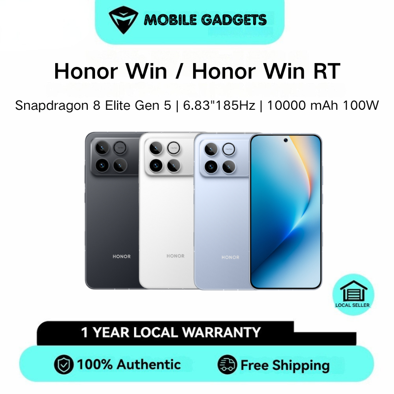Honor Win / Honor Win RT China rom | Snapdragon 8 Elite Gen 5 6.83 inches 185Hz 1272 x 2800 pixels 1