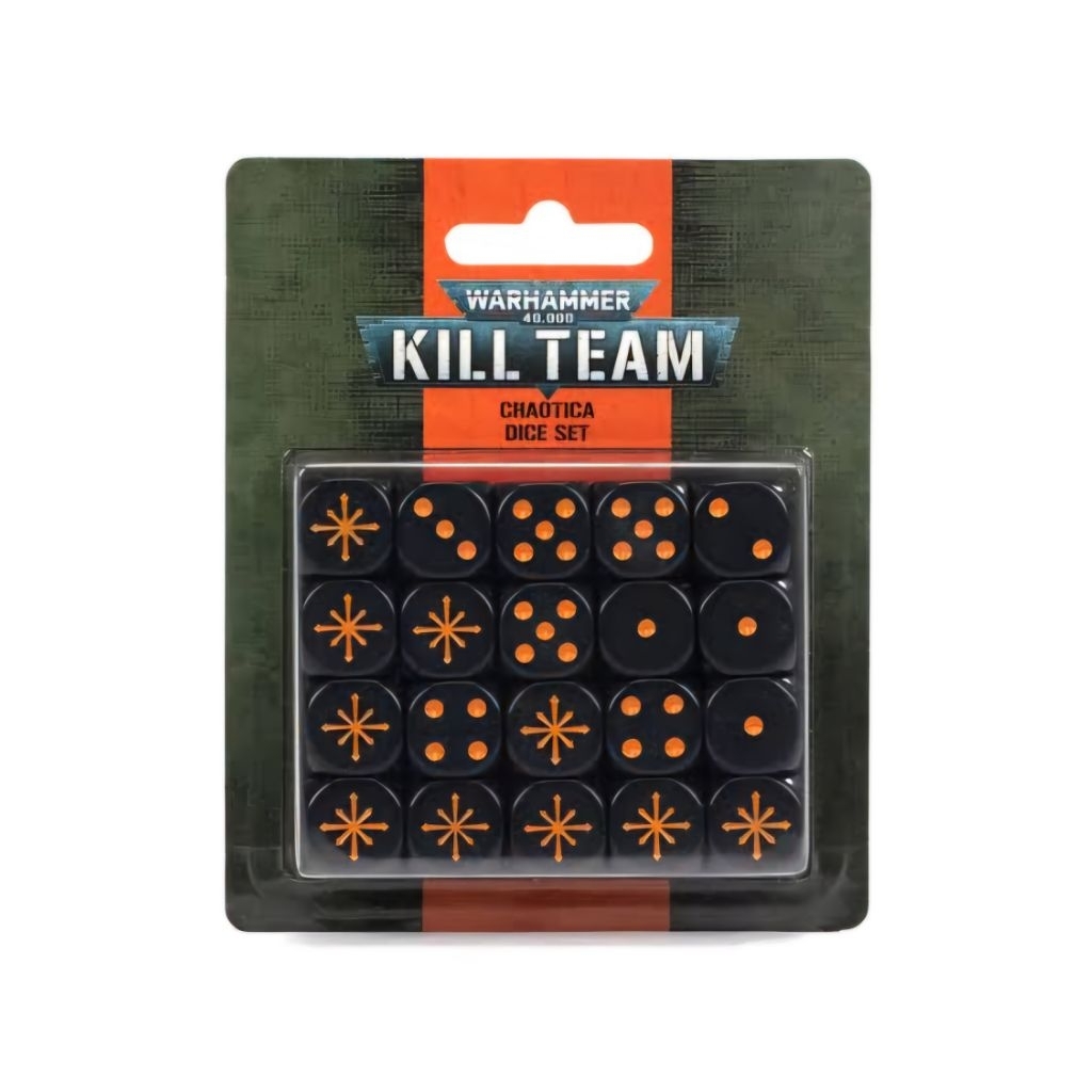 พร้อมส่ง Kill team : Chaotica Dice set