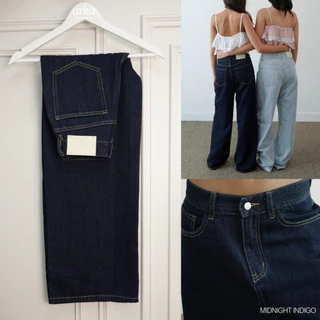 Arka.bkk - Relaxed Straight Jeans - Signature Wash “Midnight Indigo” กางเกงยีนส์ ขากระบอกกลาง (S-2XL)