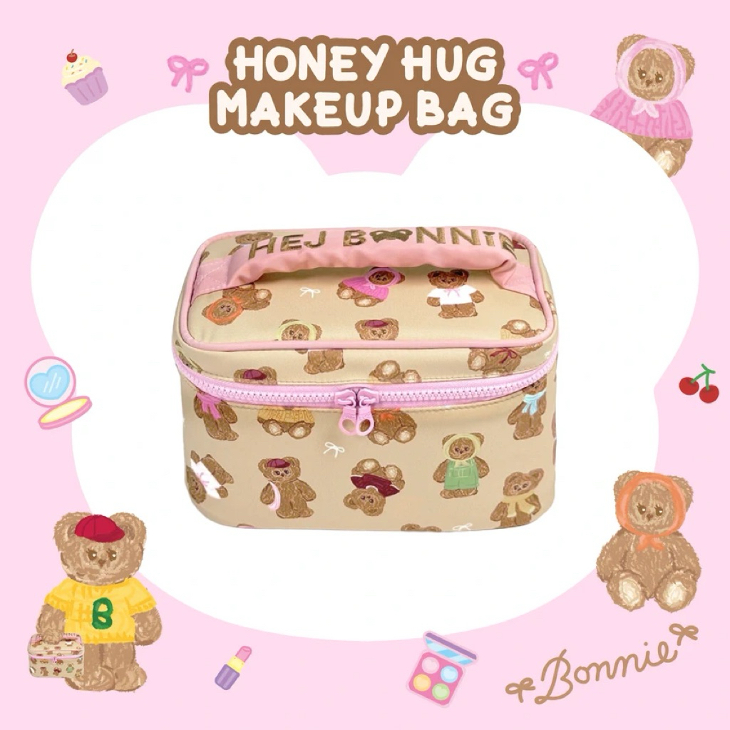 HEJ Bonnie Bonnie Makeup Bag กระเป๋าเครื่องสำอางค์
