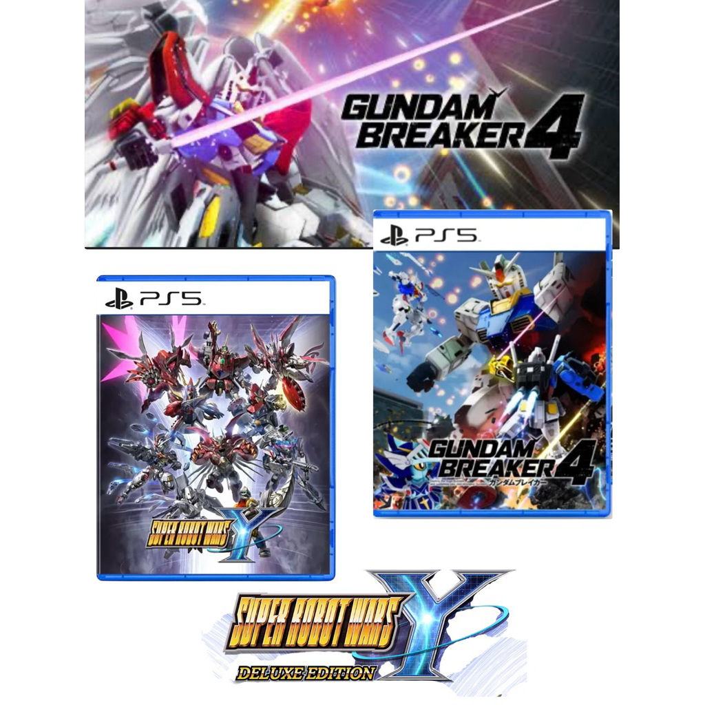 PS5 Games 🐔รวม Gundam Breaker 4:Z3,ไทย,Super Robot Wars Y