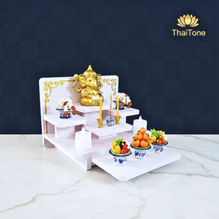 หิ้งพระ ตั้งได้ ติดผนังได้ หิ้งไอ้ไข่ หิ้งพระราหู ชั้นวางพระ มีถาดสไลด์เพิ่มพื้นที่ tm02plus